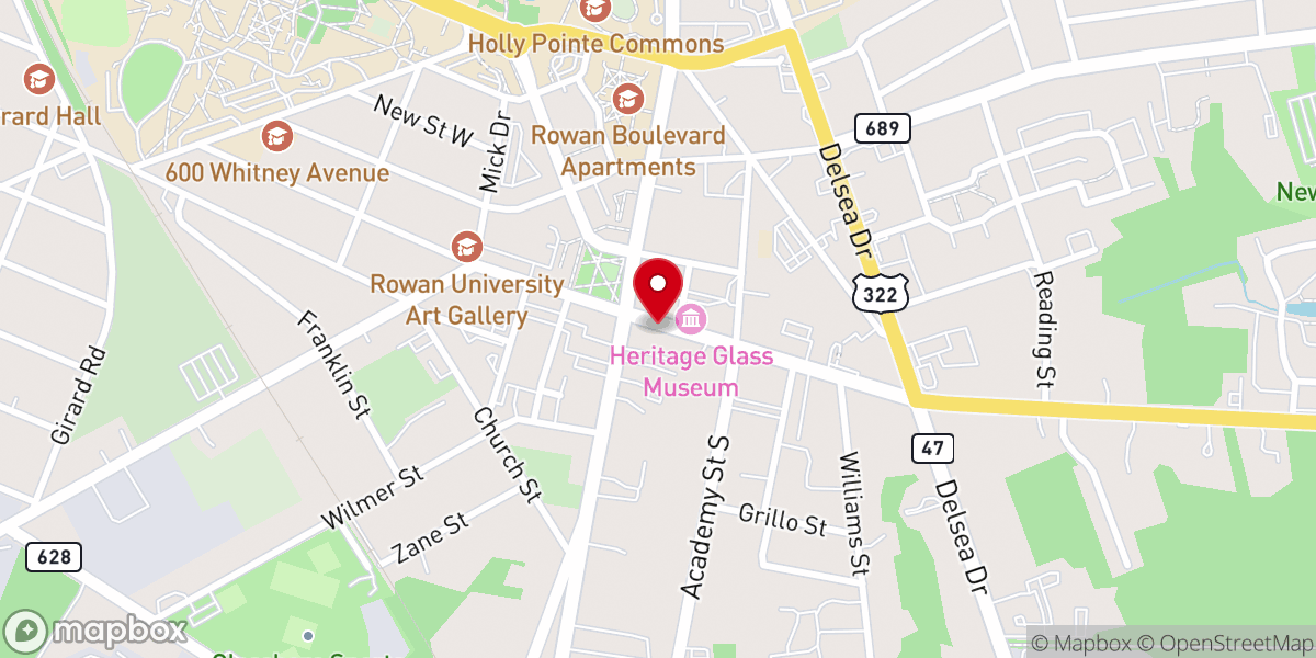 Map showing location of True Spirit Ministries Event Center
