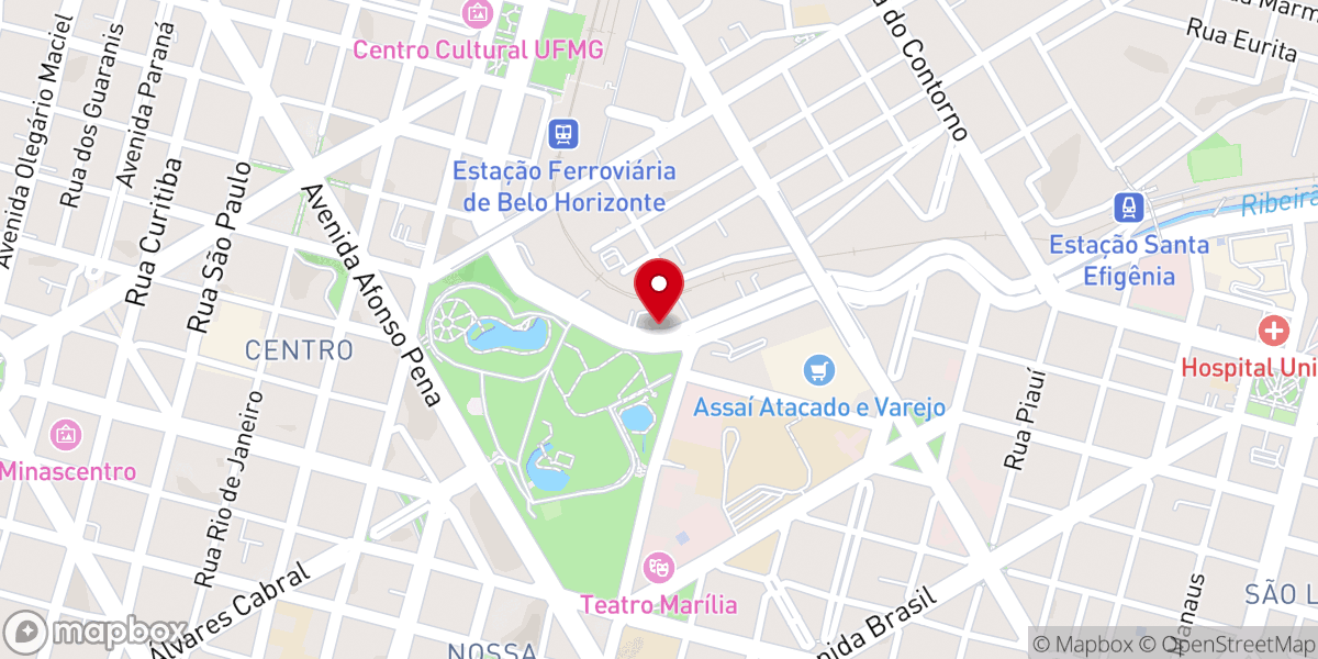 Map showing location of Igreja Internacional da Graça de Deus