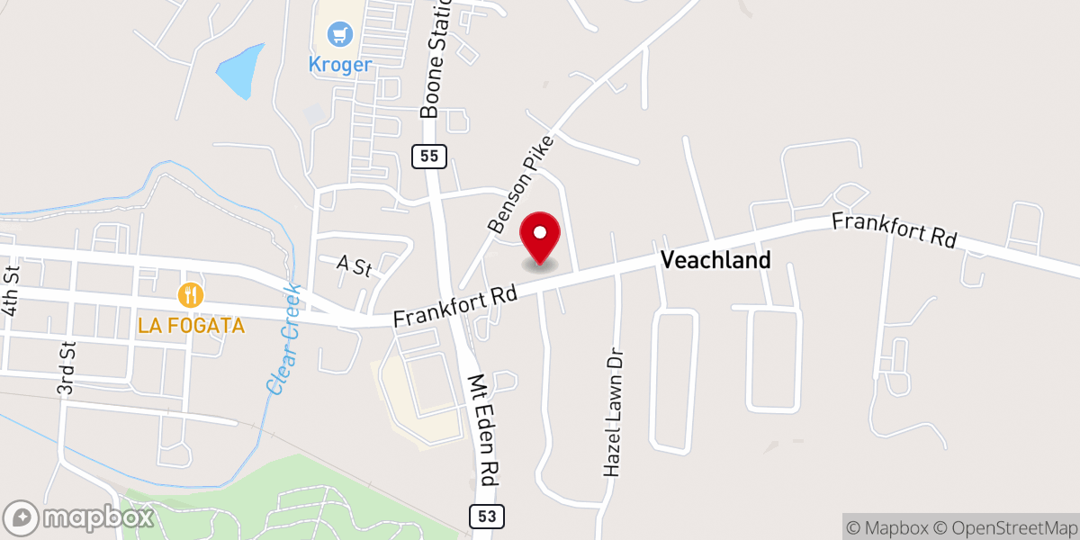 Map showing location of Iglesia Aguas De Vida