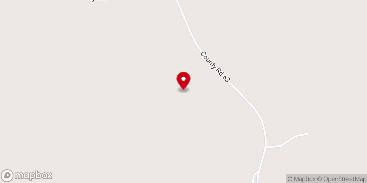 Map showing location of Farmersville Church