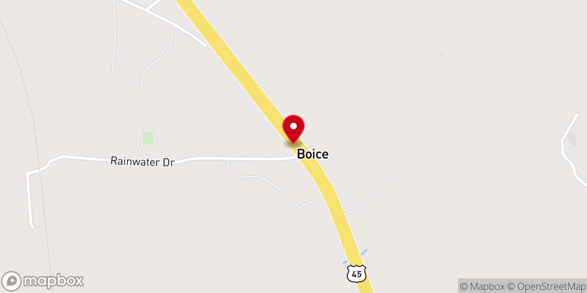 Map showing location of Highway Church