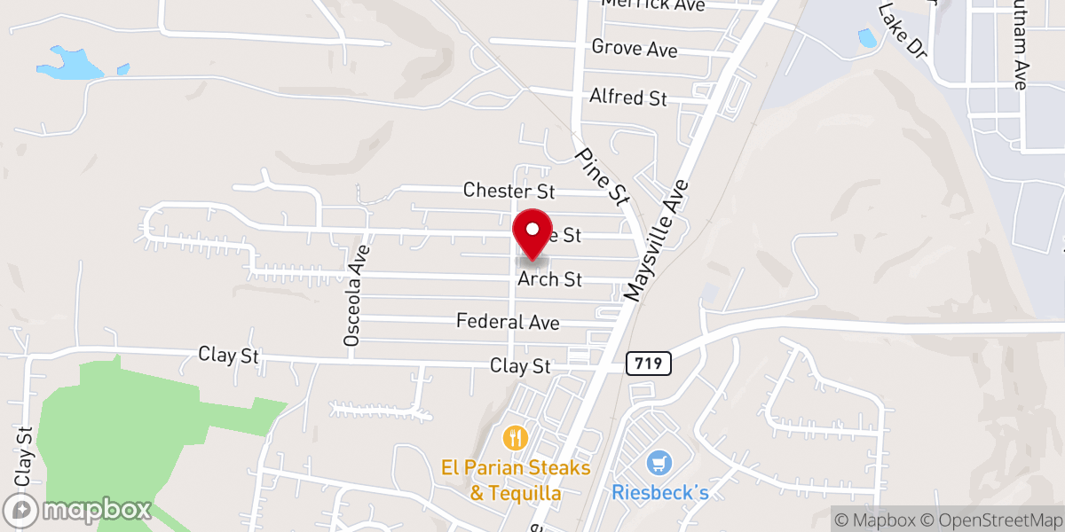 Map showing location of Norval Park Church of Christ