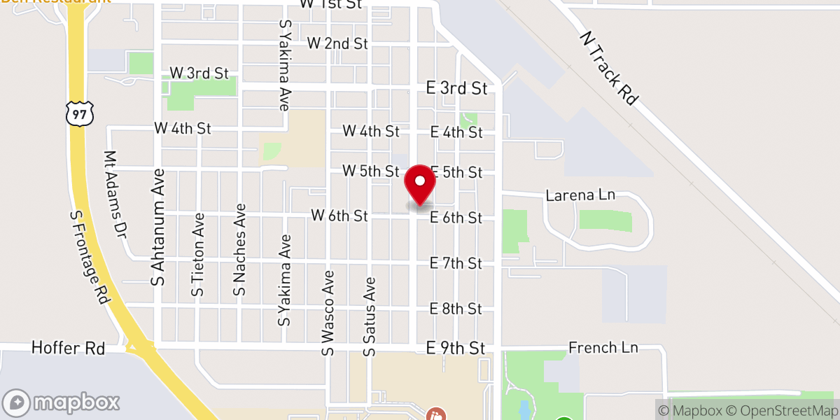 Map showing location of Iglesia pentecostes Manantial de Vida