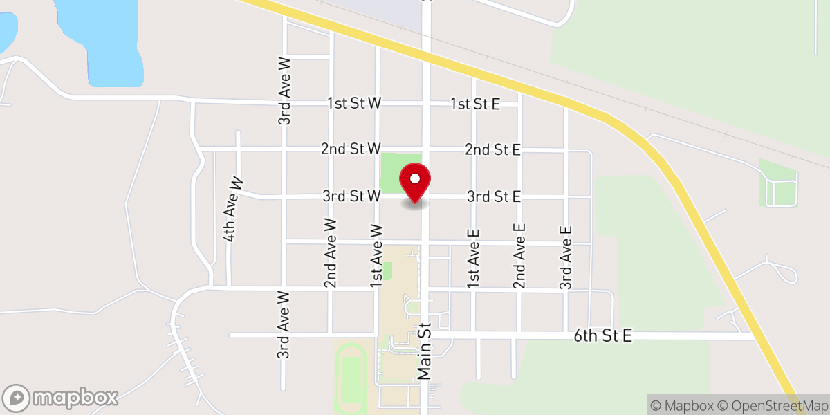 Map showing location of Freedom Fellowship