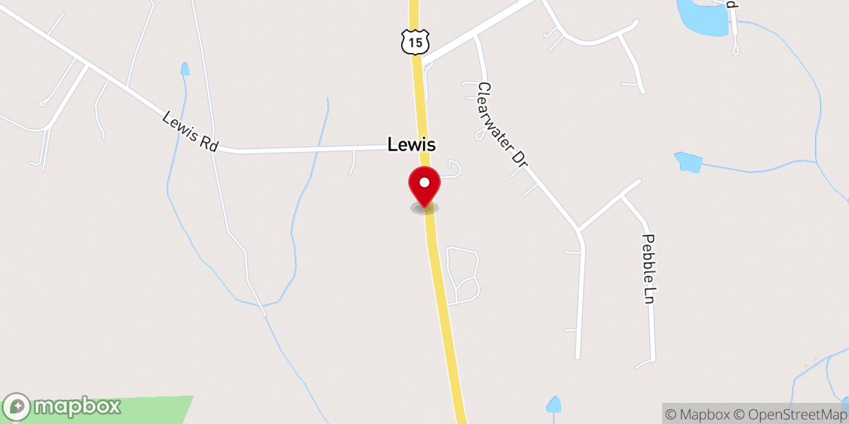 Map showing location of Hardie Grove Missionary Baptist Church