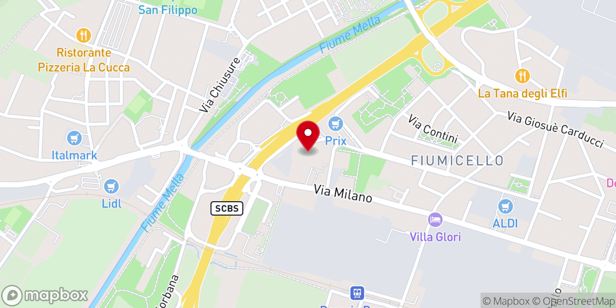 Map showing location of La Chiesa di Gesù Cristo dei Santi degli Ultimi Giorni
