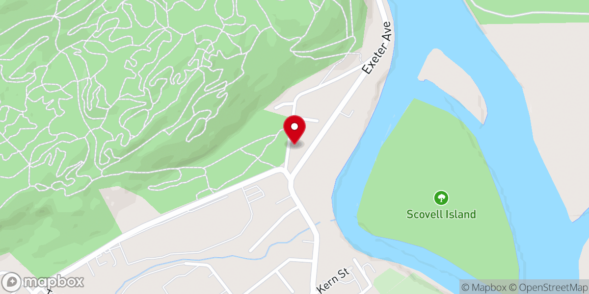 Map showing location of Slocum Chapel