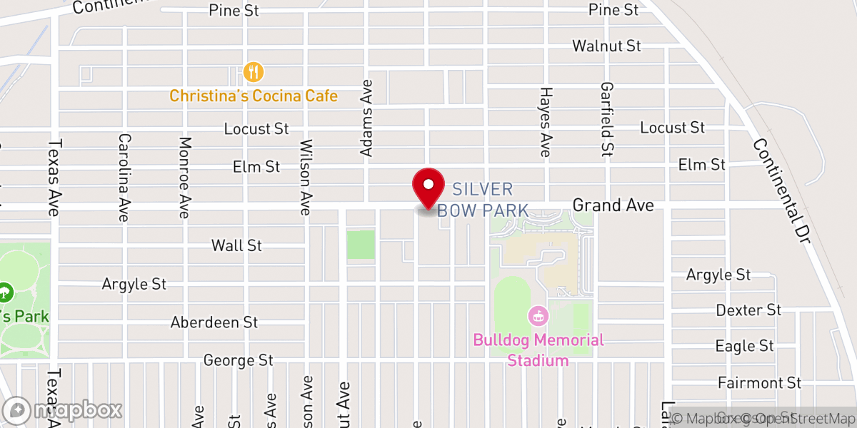 Map showing location of Butte Seventh-day Adventist Church