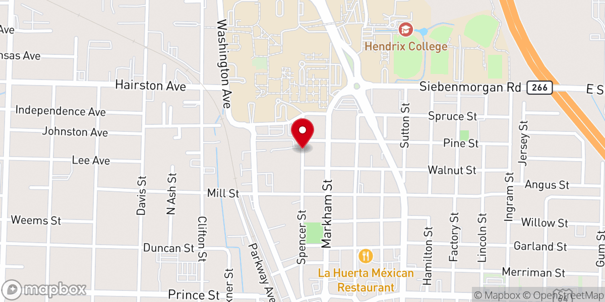 Map showing location of St James Christian Methodist