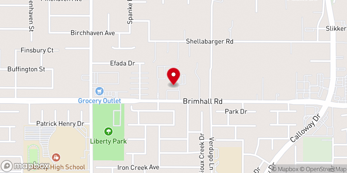 Map showing location of Family Community Fellowship