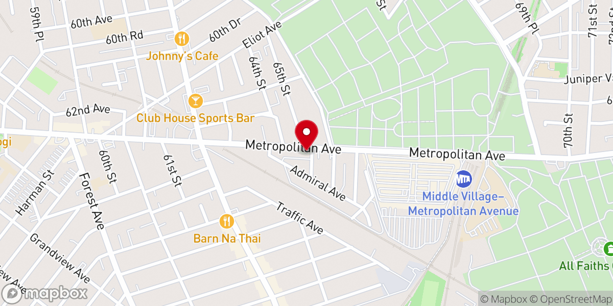 Map showing location of Cafe Pri
