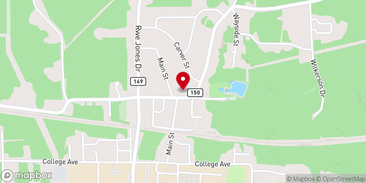 Map showing location of Love Church of God In Christ