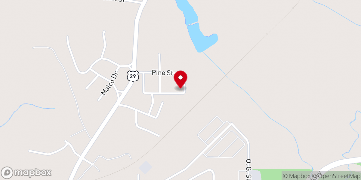 Map showing location of Roper Heights Church of Christ