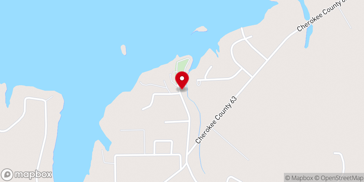 Map showing location of Sand Valley Baptist Church