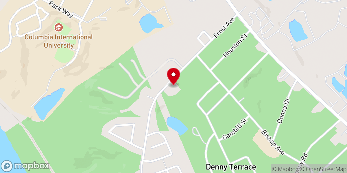 Map showing location of Ambassador Christian Center
