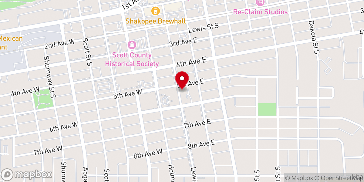 Map showing location of Church of St. Mary
