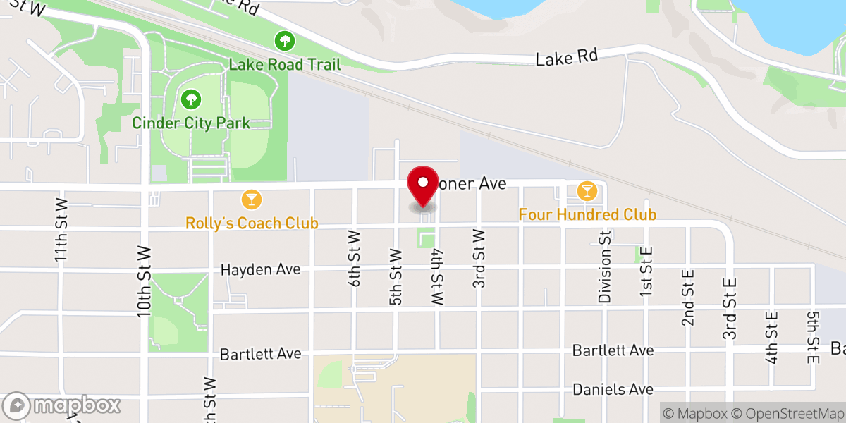 Map showing location of St Mary's Catholic Church