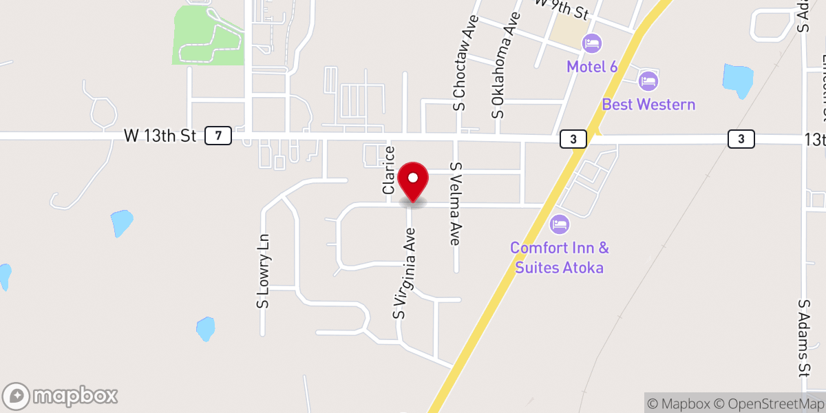 Map showing location of Pennington Creek Lifehouse