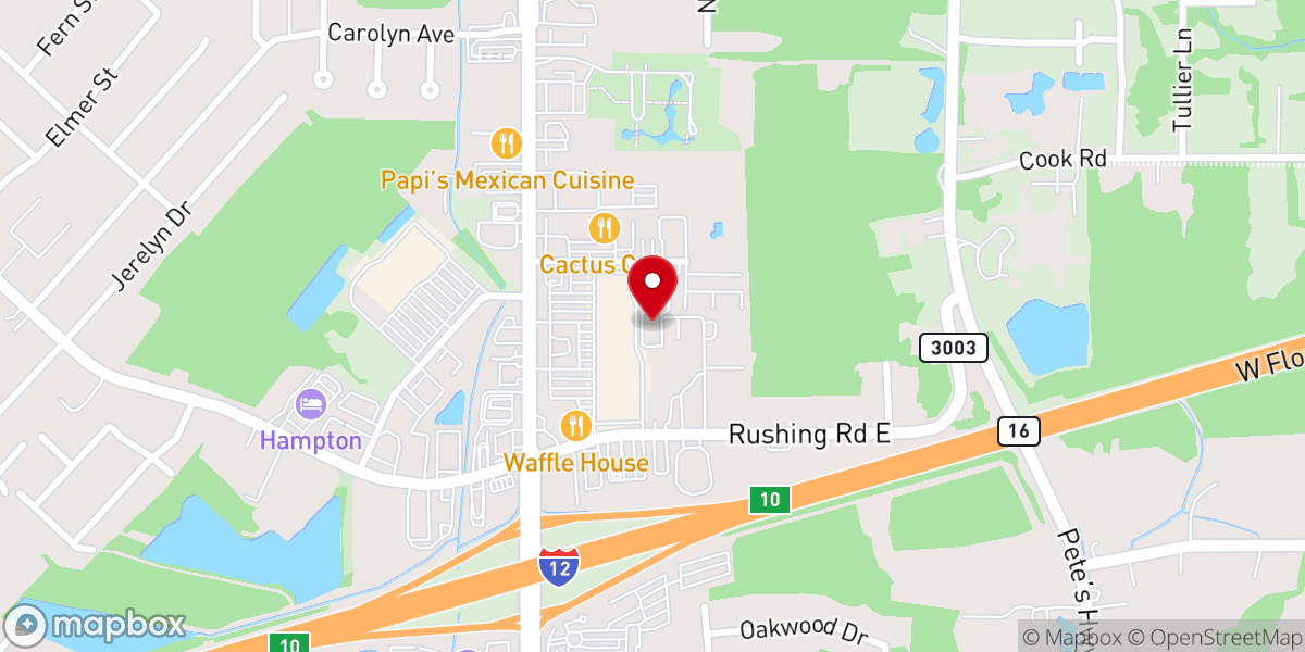Map showing location of Faith Family Church