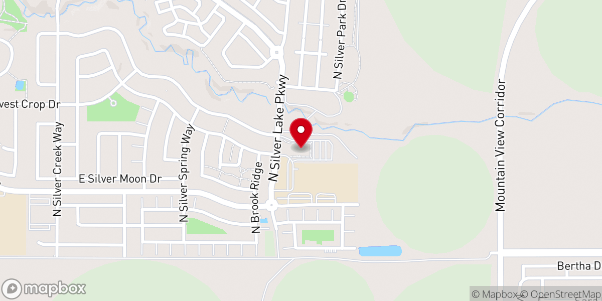 Map showing location of Eagle Mountain Utah East Stake Center