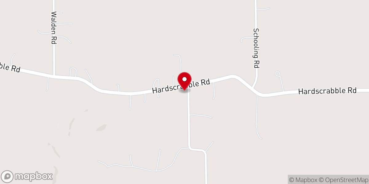 Map showing location of Mt Pleasant Church of Christ