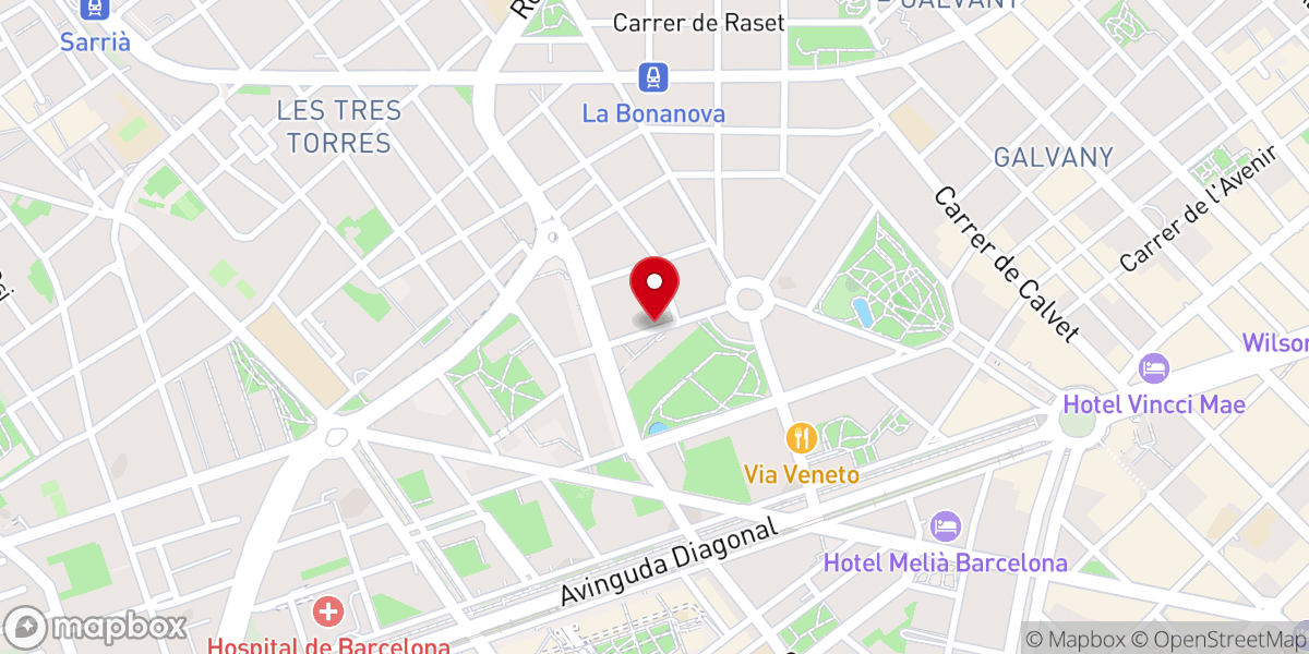 Map showing location of Iglesia Lagoinha Barcelona