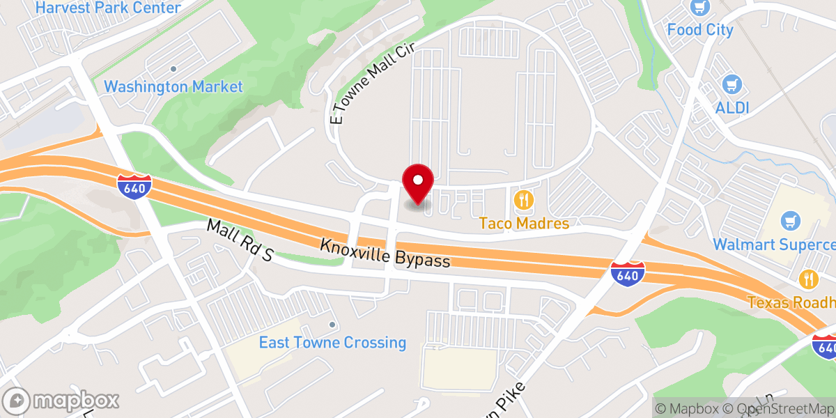 Map showing location of OneLife Church - East Campus