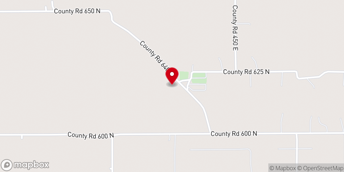 Map showing location of Powell General Baptist Church
