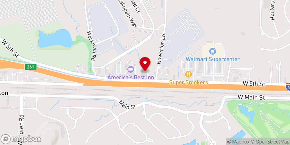 Map showing location of Transformation Church