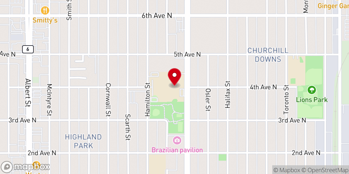 Map showing location of Lifeway Baptist Church