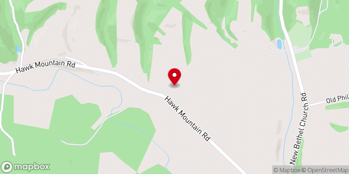 Map showing location of Kempton New Church