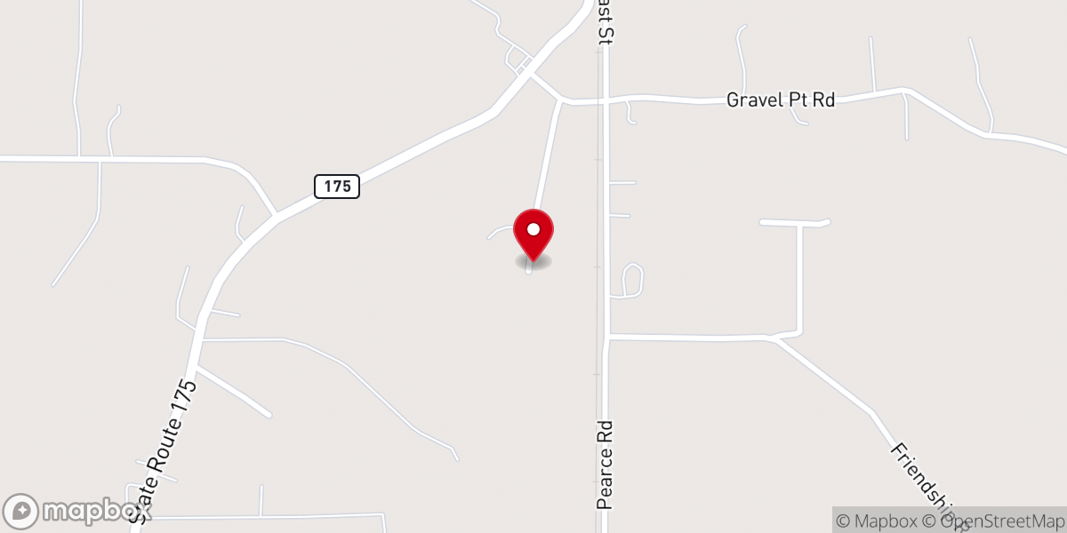 Map showing location of Shuqualak Blueberry Farm