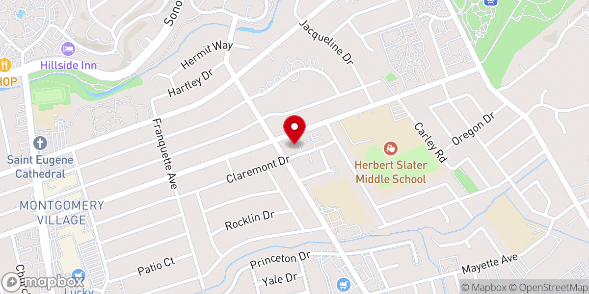 Map showing location of New Vintage Church