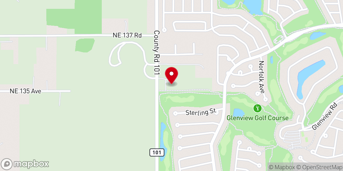 Map showing location of Temple Shalom of Central Florida, New Jewish Congregation