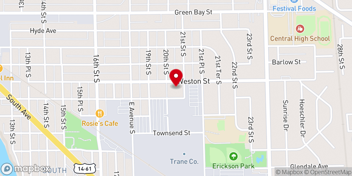 Map showing location of Mary, Mother of the Church Catholic Parish