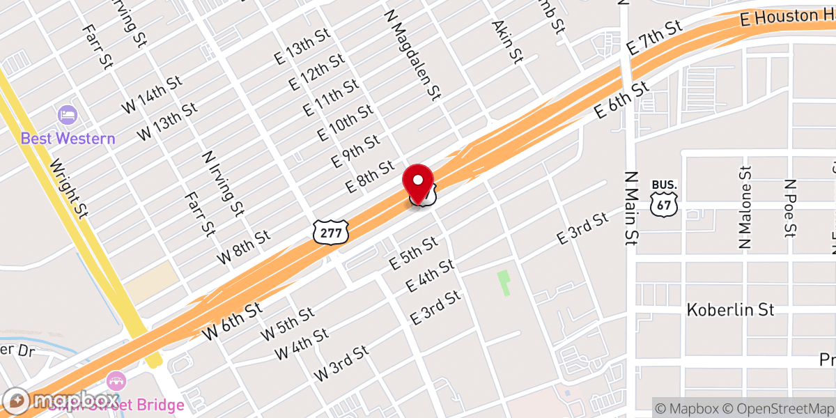 Map showing location of Word and Manifestation Ministries