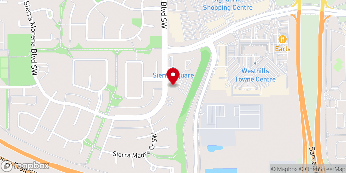 Map showing location of Richmond Hill Baptist Church
