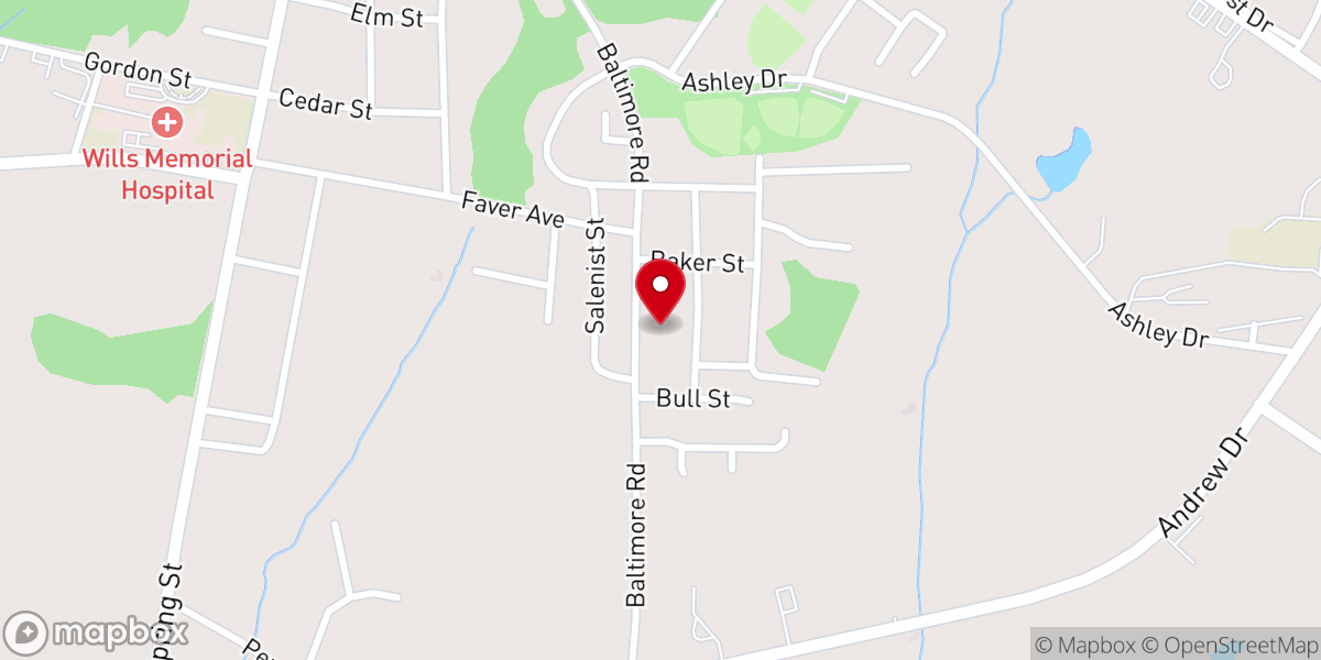 Map showing location of New Saints CME
