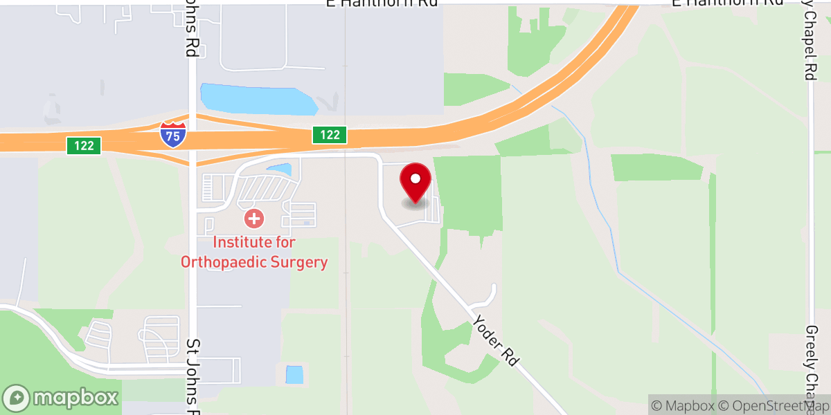 Map showing location of Lima Missionary Baptist Church