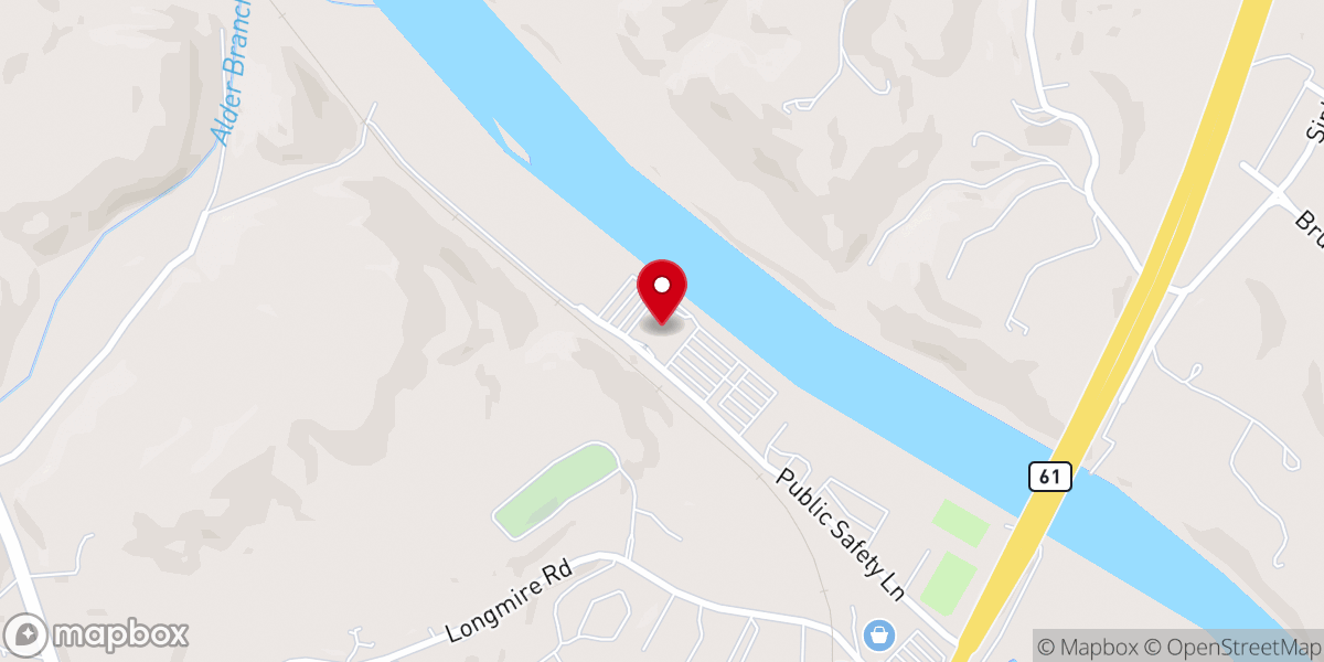 Map showing location of Second Baptist Church