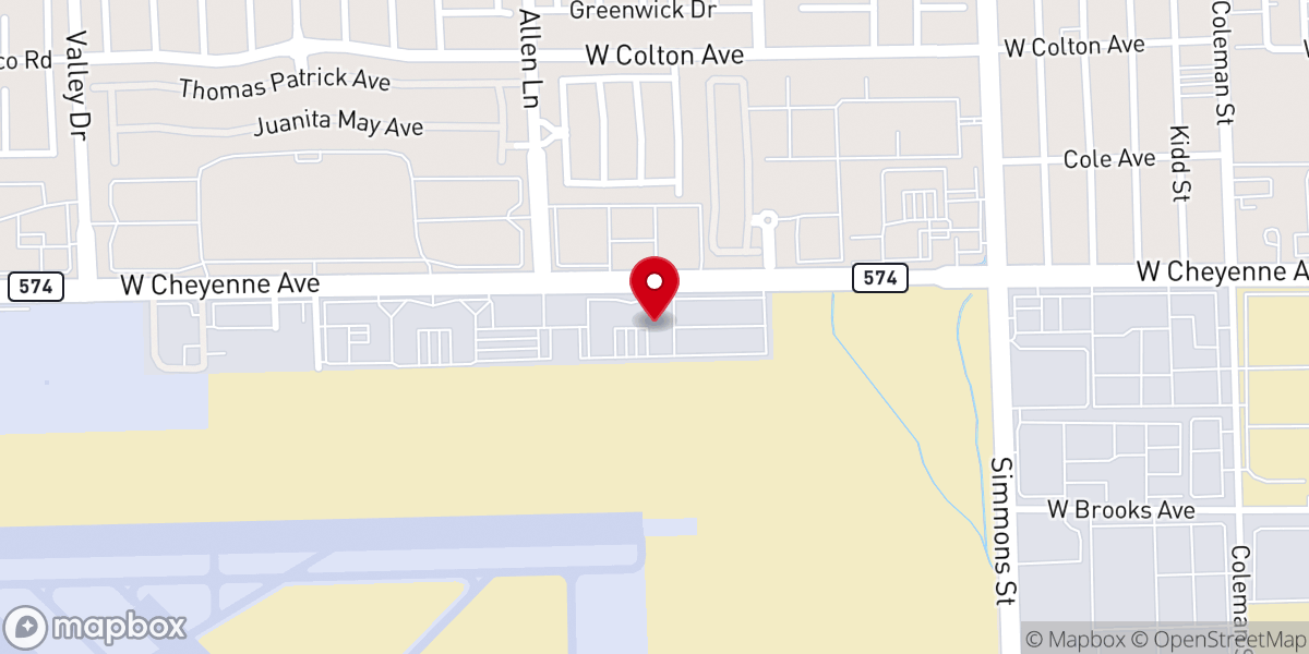 Map showing location of El Buen Pastor Iglesia Cristiana