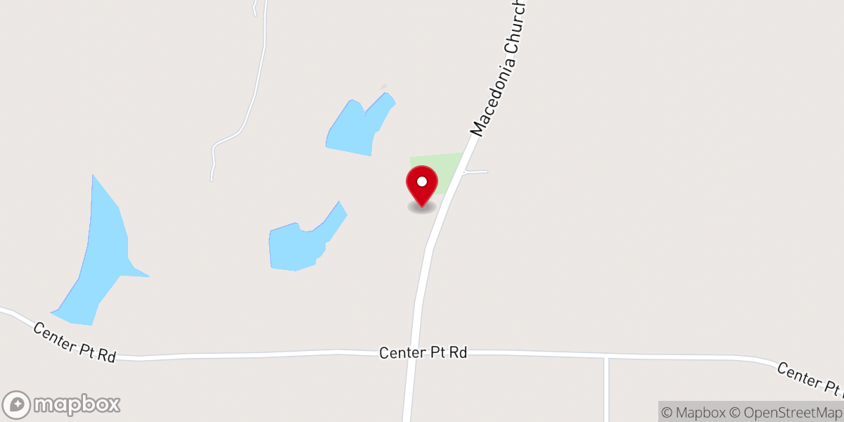 Map showing location of Macedonia Baptist Church of Preston