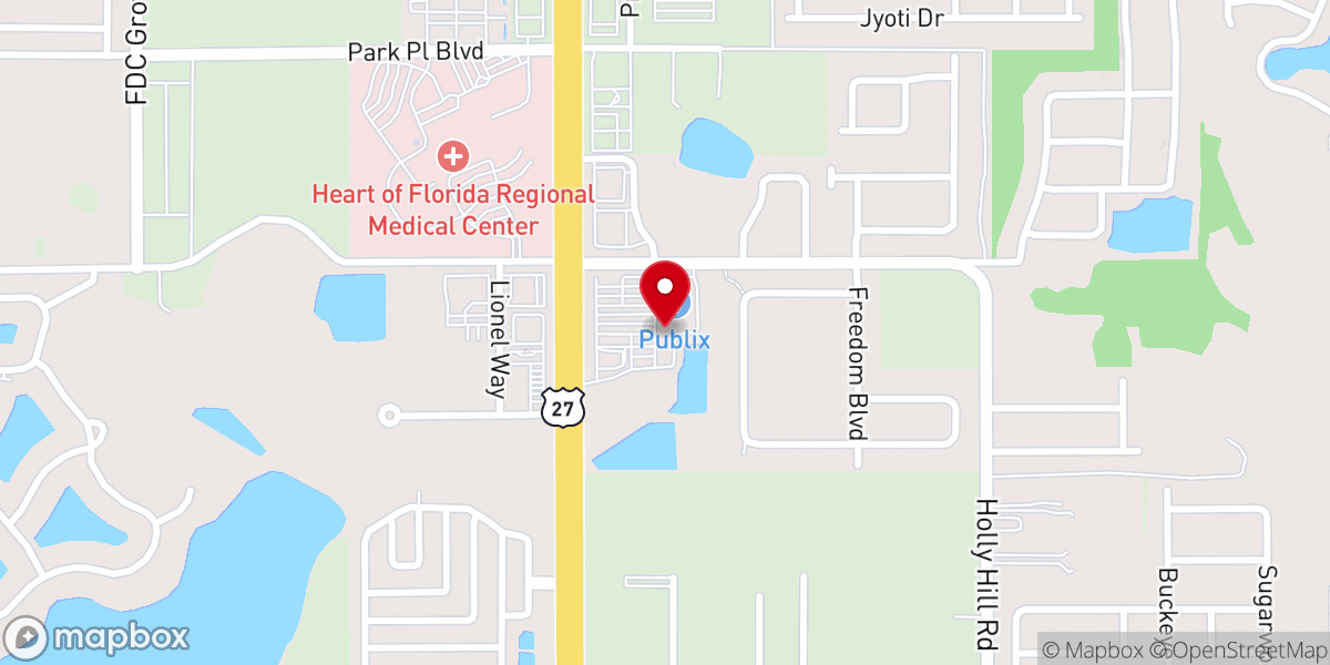 Map showing location of The UPS Store