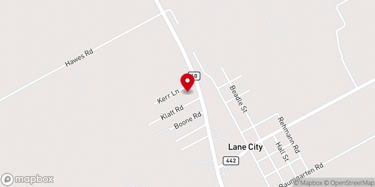 Map showing location of Mt Zion Baptist Church