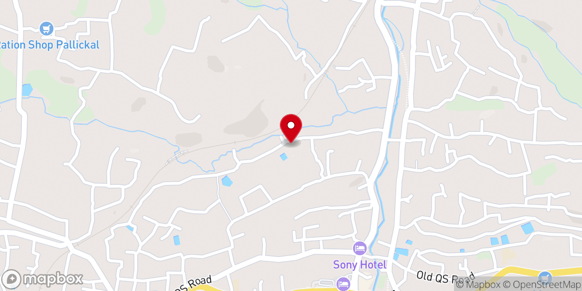 Map showing location of PMG Church Kottaraka
