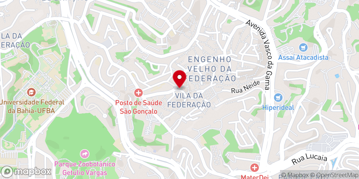 Map showing location of Igreja Pentecostal Deus Conosco Engenho Velho