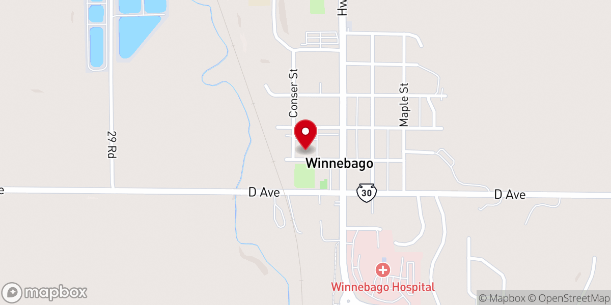 Map showing location of Jesus Our Savior Lutheran Church