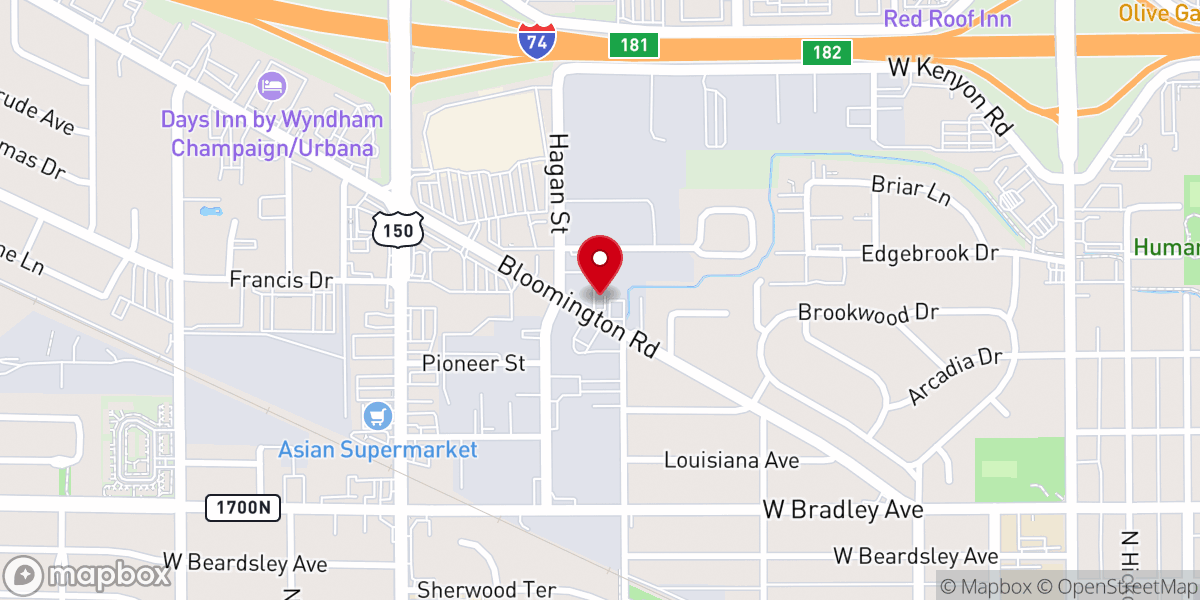Map showing location of New Life Church of Faith