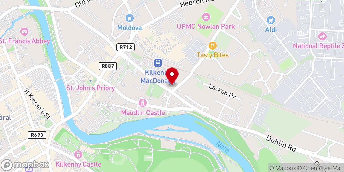 Map showing location of Carraig Rua