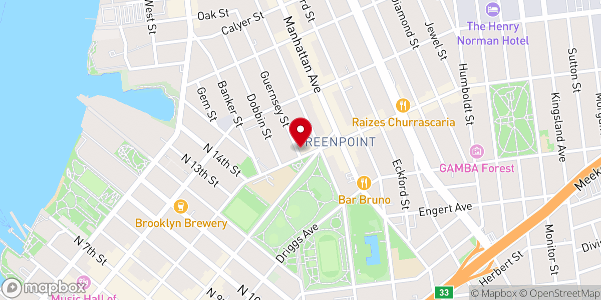 Map showing location of Buffalo Firefly Wellness